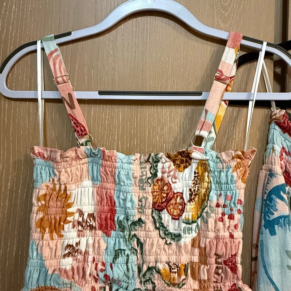 Anthropologie x Paper Heart Colorful Tropical Print Two-Piece Set - Picture 5 of 9